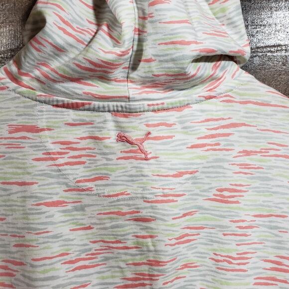 Puma colorful dry cell long sleeve hooded athletic shirt woman's size medium - Picture 8 of 11